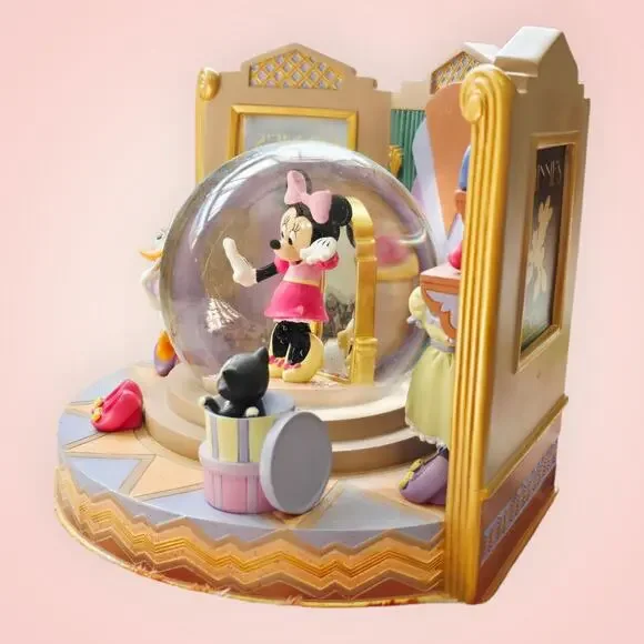 Vintage Disney Minnie's bou-tique With Minnie & Daisy Snowglobe Rare - Picture 12 of 16